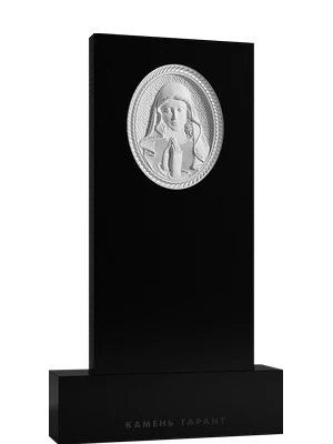 Барельеф с ликом Богородицы из натурального камня